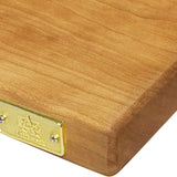 Reversible Cutting Board Prime II Cherry Wood Edge Grain Handmade 15" x 10" x 1-1/4" (Mother's Day Special)