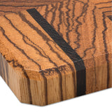 Tiger & Wenge Wood Coasters End Grain Set of 4 with Base