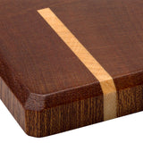 Mahogany & Maple Wood Coasters End Grain Set of 4