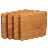 Cherry Wood Coasters Edge Grain Set of 4