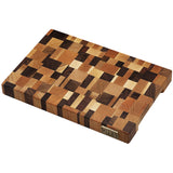 Mosaic Cutting Board Mix of 7 Woods End Grain at A & E Luxury Home