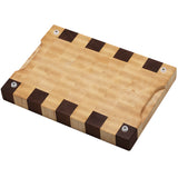 Piano Cutting Board Maple & Walnut Wood End Grain Handmade