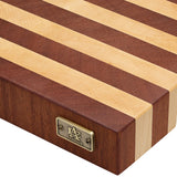 Patriot Cutting Board USA Flag Mahogany, Maple, Epoxy Wood End Grain at A & E Luxury Home