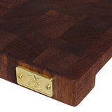 Brooklyn Cutting Board Mahogany Wood End Grain at A & E Luxury Home